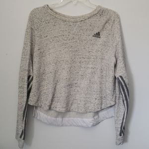 Women's Adidas grey sweatshirt